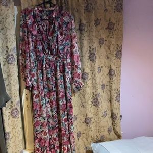 Zara floral dress